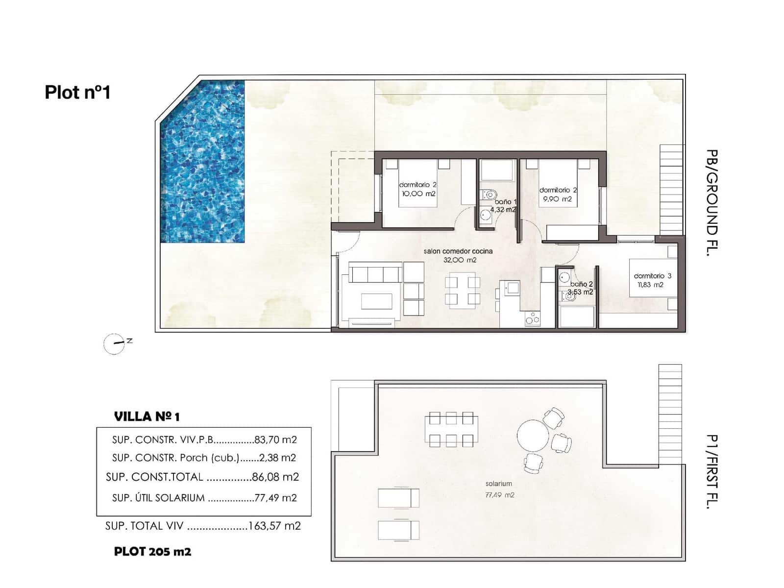 3 bedroom Bungalow for sale in Pilar de la Horadada - € 480,000 (Ref: 8200300)