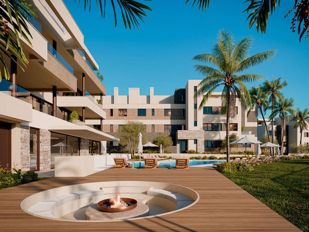Apartamento de 2 habitaciones en Mijas en venta con piscina - 395.000 € (Ref: 8339630)