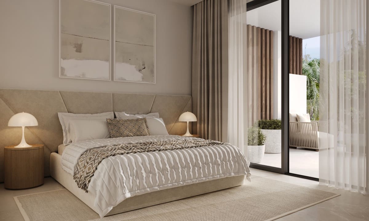 Apartamento de 2 habitaciones en Estepona en venta con piscina - 799.000 € (Ref: 8476106)