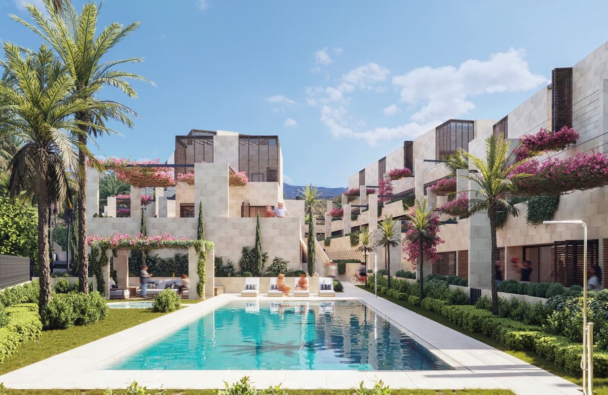 2 quarto Apartamento para venda em Estepona com piscina - 499 000 € (Ref: 8537764)