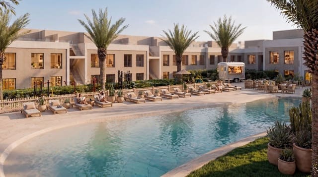 3 slaapkamer Appartement te koop in Corralejo, La Oliva met zwembad garage - € 459.000 (Ref: 8792392)