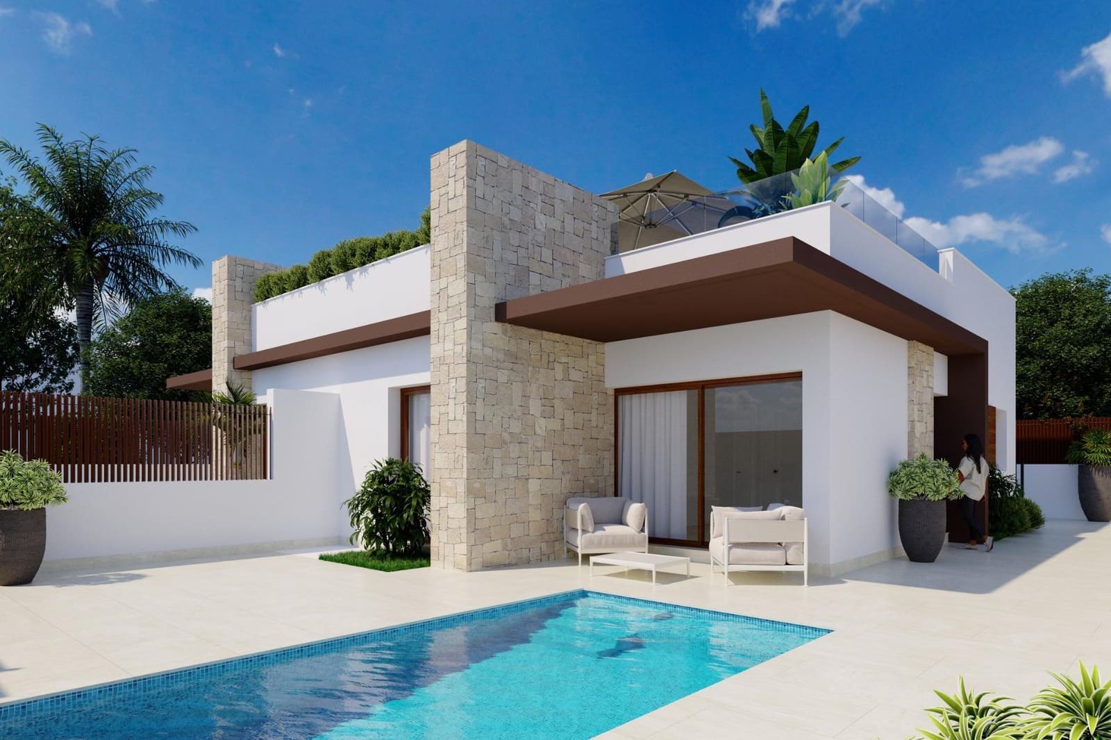 2 bedroom Villa for sale in Orihuela with pool - € 356,000 (Ref: 8793529)