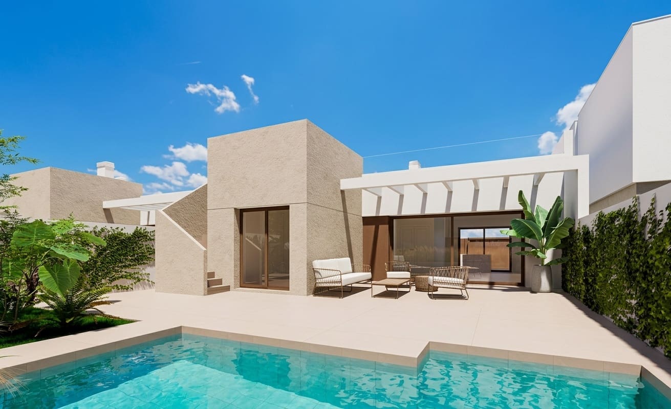 Bungalow de 3 habitaciones en Los Alcázares en venta con piscina - 489.000 € (Ref: 8851510)