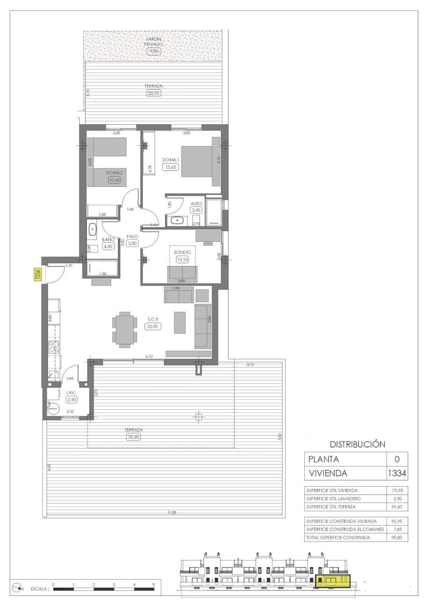 2 sypialnia Bungalow na sprzedaż w Algorfa z basenem - 318 000 € (Ref: 8860722)
