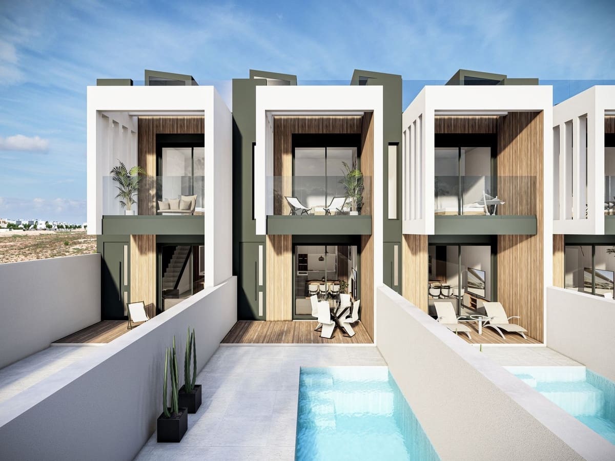 3 bedroom Terraced Villa for sale in Pilar de la Horadada with pool - € 385,000 (Ref: 8988260)