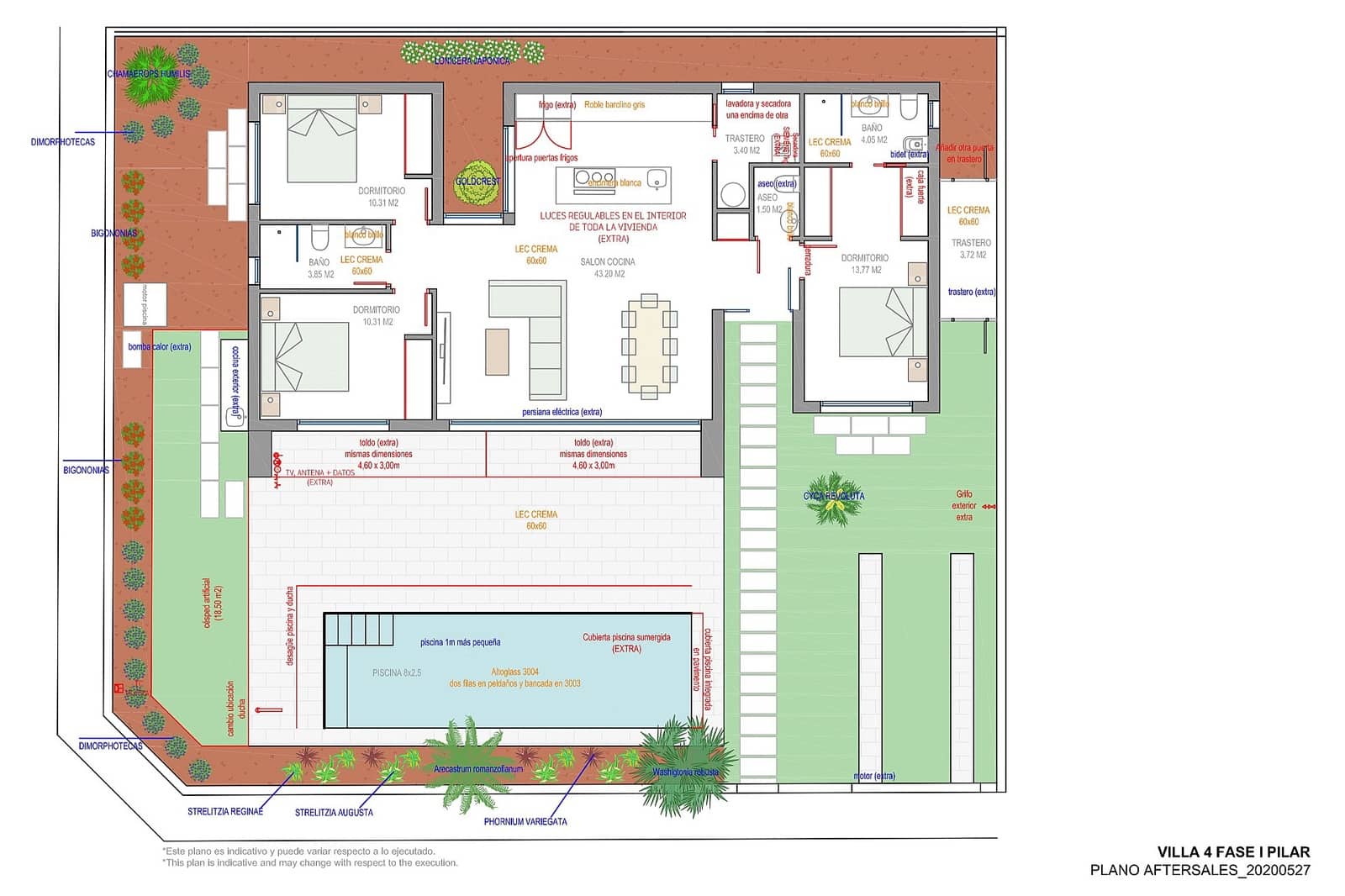 Chalet de 3 habitaciones en Pilar de la Horadada en venta - 495.000 € (Ref: 8998453)