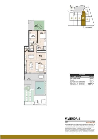 3 Zimmer Bungalow zu verkaufen in Pinar de Campoverde, Pilar de la Horadada mit Pool - 459.000 € (Ref: 9020957)