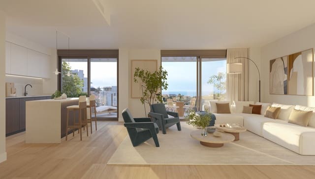 Apartamento de 2 habitaciones en El Chaparral, Mijas en venta con piscina - 395.000 € (Ref: 9073356)