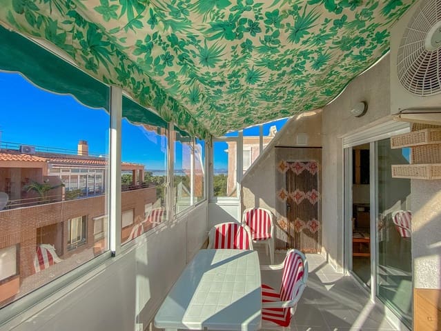 Ático de 2 habitaciones en Playa del Acequión, Torrevieja en venta con piscina - 157.000 € (Ref: 9145519)