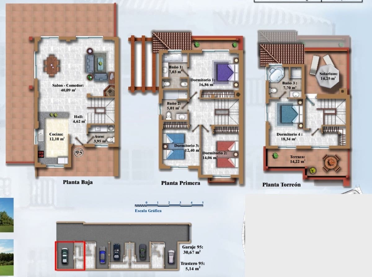 4 soveværelse Byhus til salg i Alhaurin de la Torre med garage - € 599.000 (Ref: 9152166)