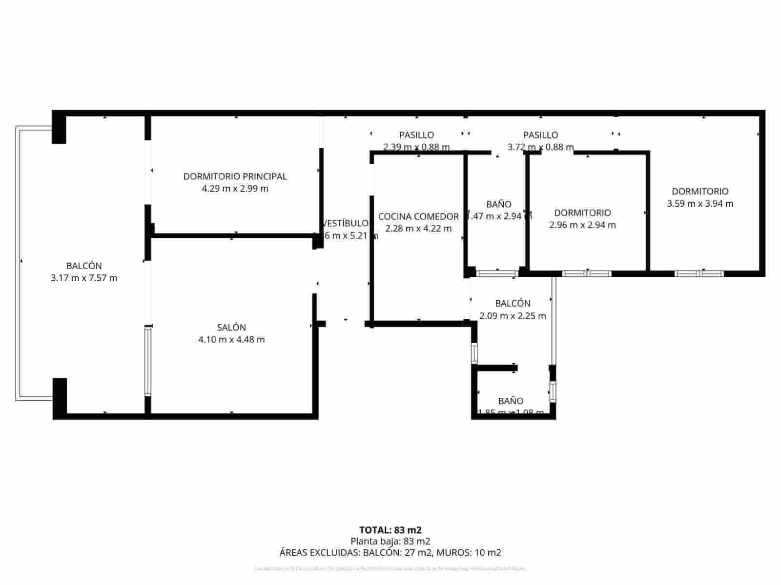 3 slaapkamer Penthouse te koop in Torrevieja - € 169.000 (Ref: 9264279)