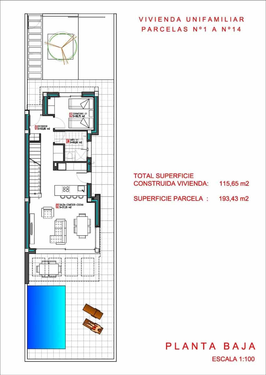 3 sovrum Villa till salu i Torrevieja med pool garage - 499 900 € (Ref: 9551205)