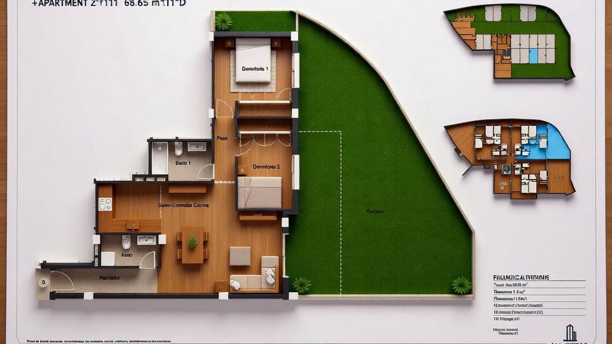 2 sovrum Lägenhet till salu i Bigastro med pool garage - 174 900 € (Ref: 9599389)