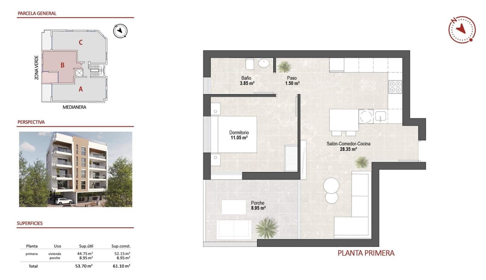 1 camera da letto Appartamento in vendita in Lo Pagan con piscina - 206.900 € (Rif: 9601151)