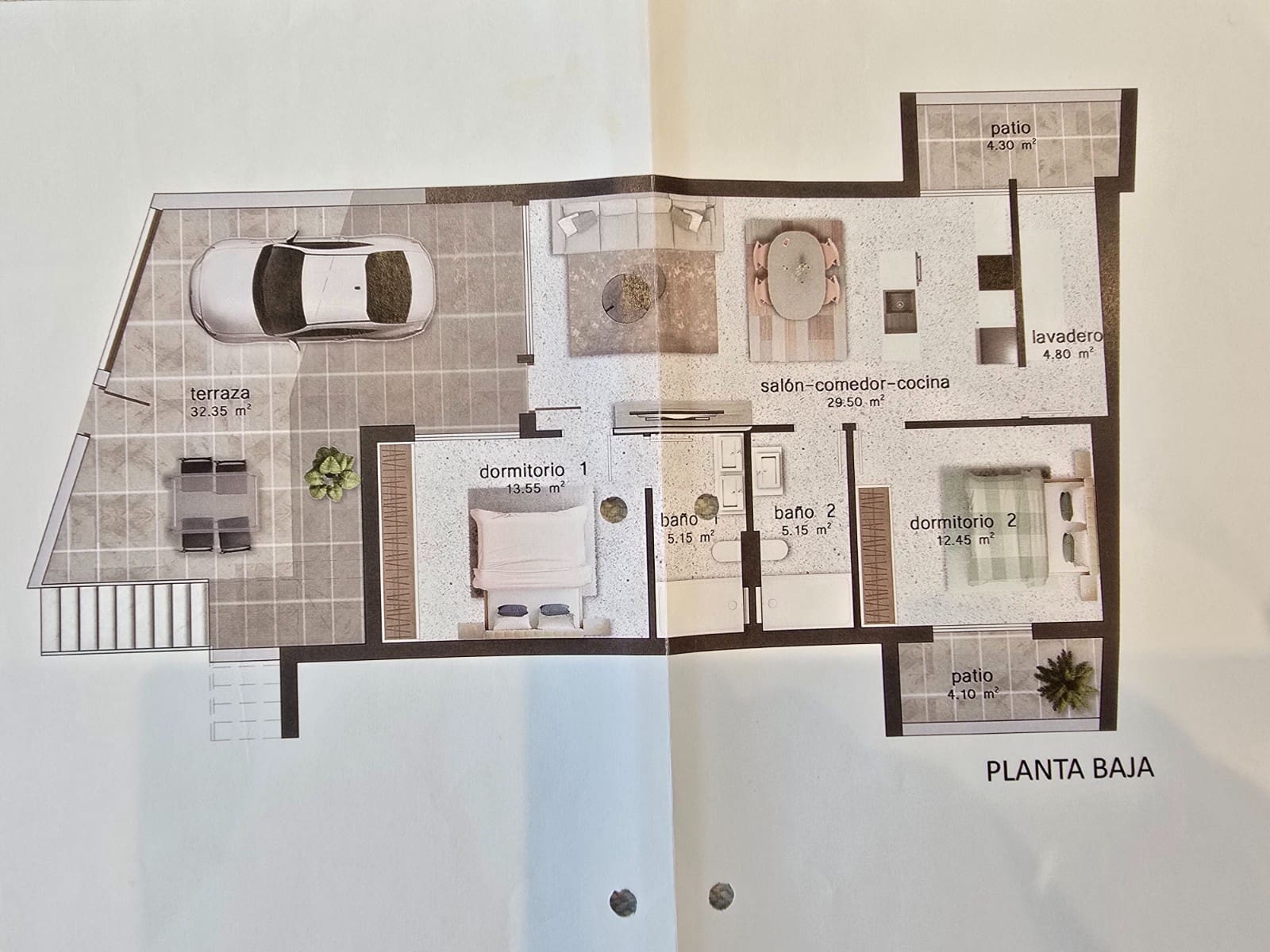 2 sypialnia Apartament na sprzedaż w Pilar de la Horadada z basenem - 279 000 € (Ref: 9632763)