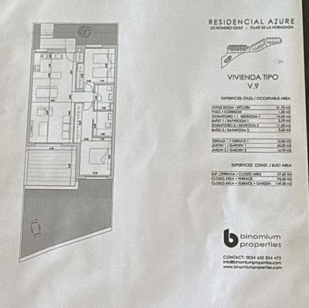 2 quarto Apartamento para venda em Pilar de la Horadada com garagem - 299 950 € (Ref: 9639330)