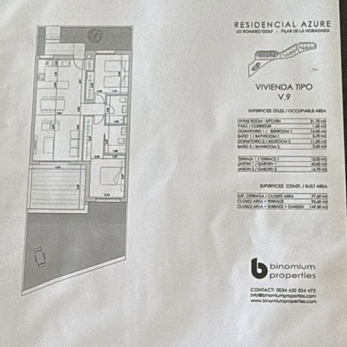 2 sypialnia Apartament na sprzedaż w Pilar de la Horadada z garażem - 299 950 € (Ref: 9639330)