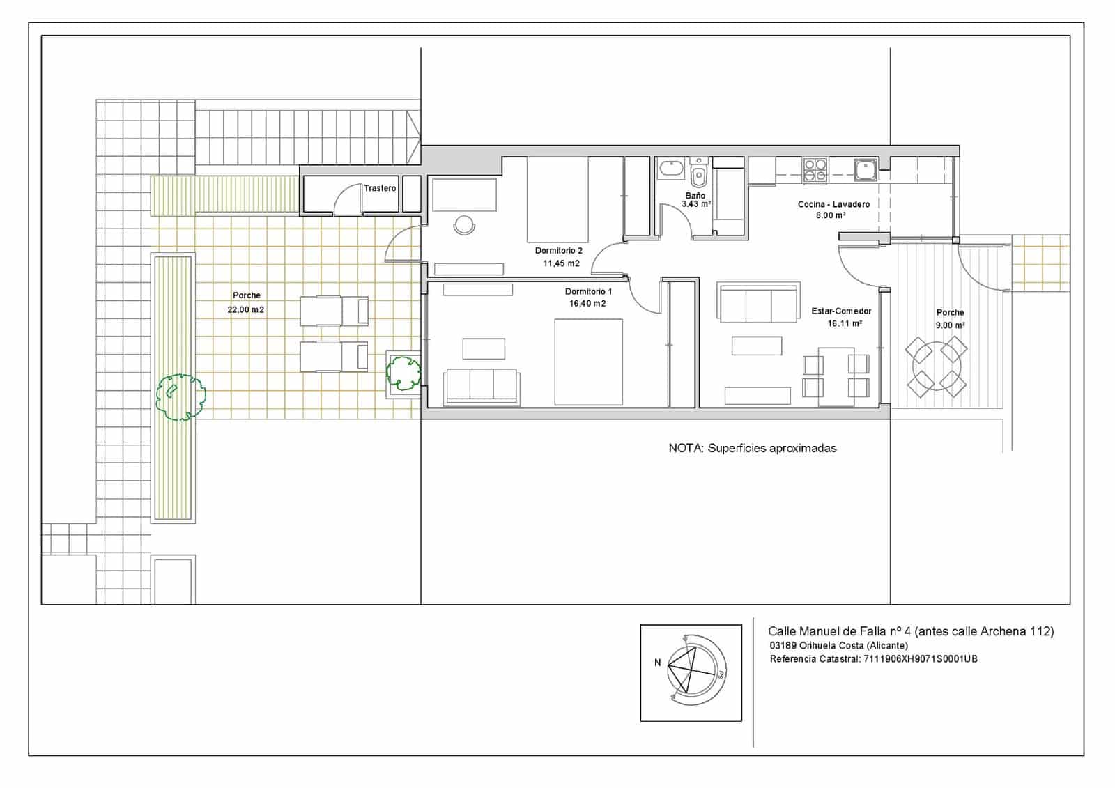 Bungalow de 2 habitaciones en Orihuela Costa en venta - 225.000 € (Ref: 9714763)