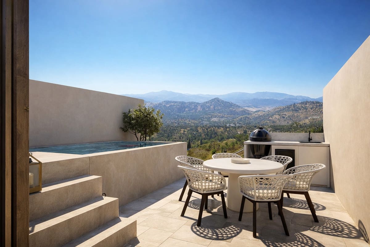 3 bedroom Townhouse for sale in Guaro with pool - € 725,000 (Ref: 9726552)