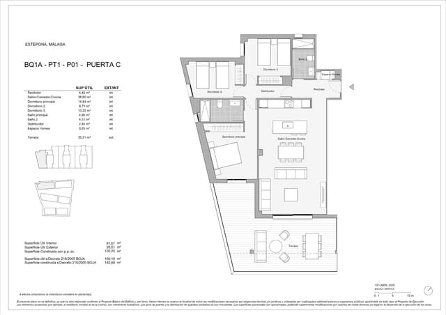 3 Zimmer Apartment zu verkaufen in Centro, Estepona mit Pool - 558.000 € (Ref: 9731024)