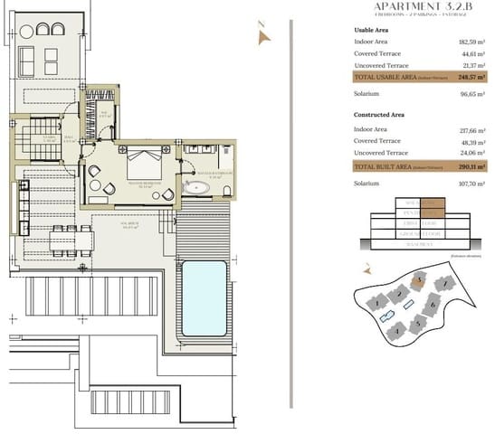 4 sovrum Lägenhet till salu i Centro, Estepona med pool - 2 150 000 € (Ref: 9731026)