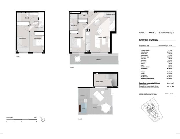 3 makuuhuone Huoneisto myytävänä paikassa Centro, Estepona mukana uima-altaan - 782 700 € (Ref: 9731036)