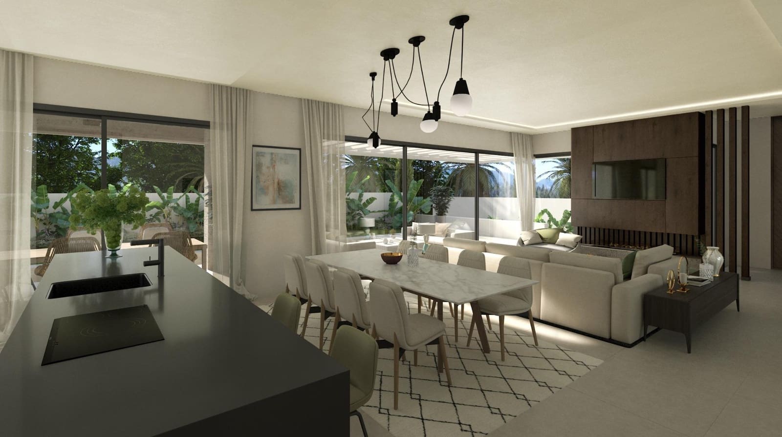 3 makuuhuone Bungalow myytävänä paikassa Mijas mukana uima-altaan - 1 889 000 € (Ref: 9731118)