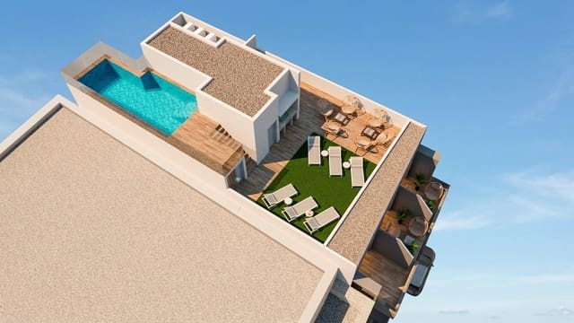 2 Zimmer Apartment zu verkaufen in Playa de los Locos, Torrevieja mit Pool - 290.000 € (Ref: 9765106)