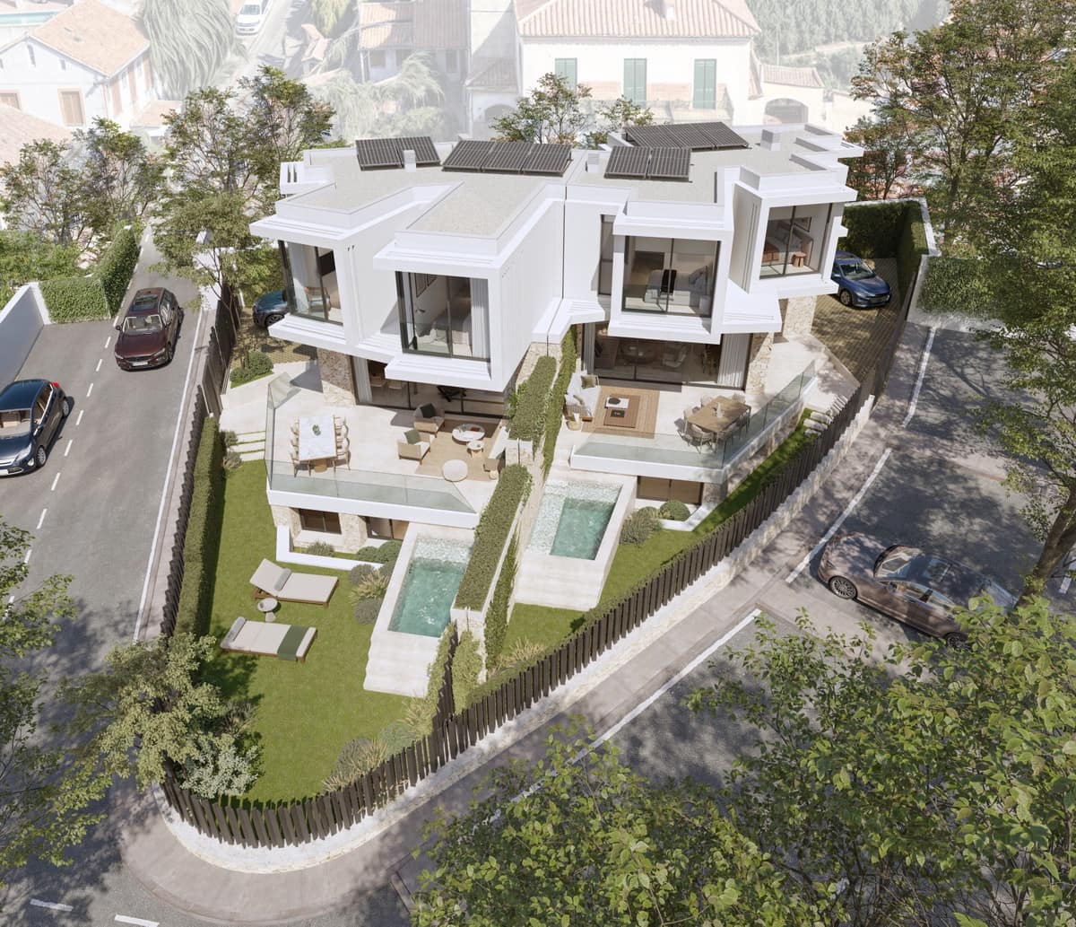 Pareado de 3 habitaciones en Málaga ciudad en venta con piscina - 1.445.000 € (Ref: 9772865)