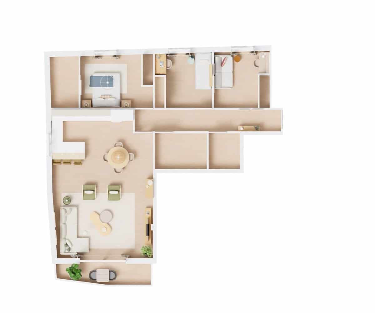 3 slaapkamer Appartement te koop in Ojen - € 315.900 (Ref: 9781339)