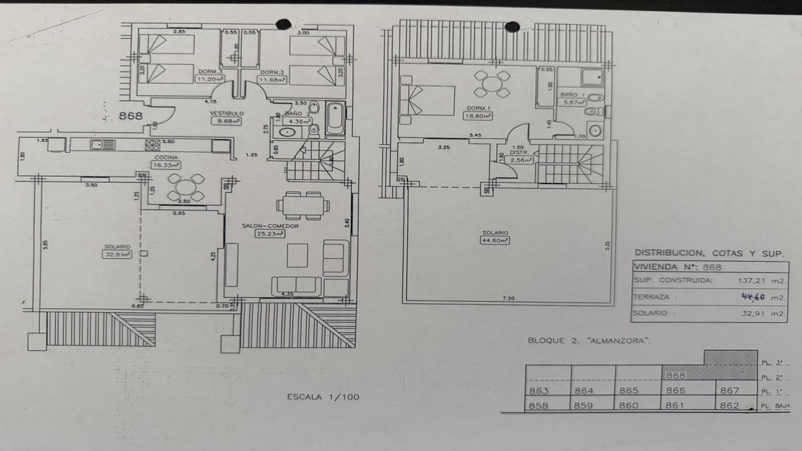 3 quarto Penthouse para venda em Las Ramblas Golf com piscina garagem - 349 000 € (Ref: 9781353)