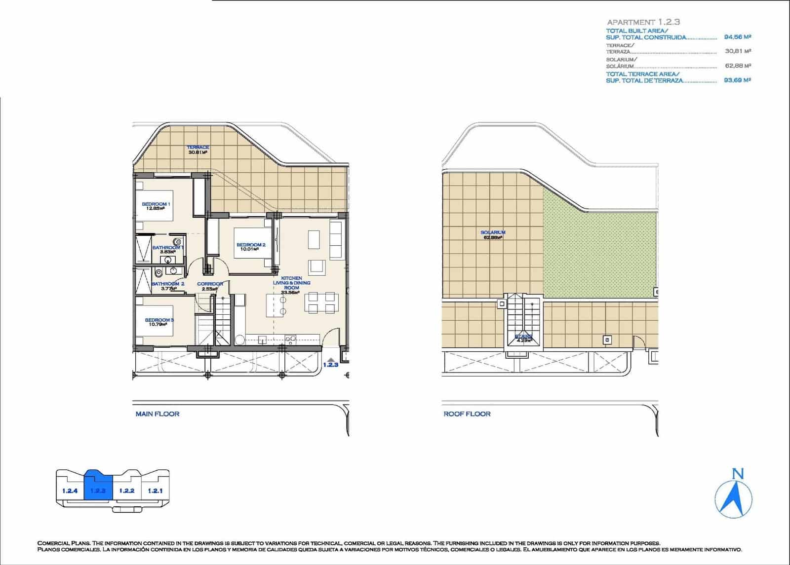 3 slaapkamer Appartement te koop in Los Alcazares met zwembad - € 455.000 (Ref: 9783679)