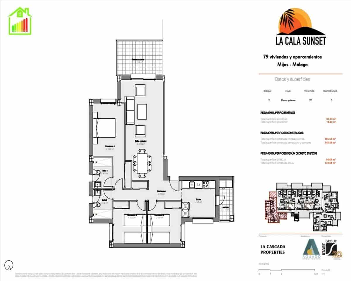 3 Zimmer Apartment zu verkaufen in Mijas Costa mit Pool Garage - 365.000 € (Ref: 9794408)