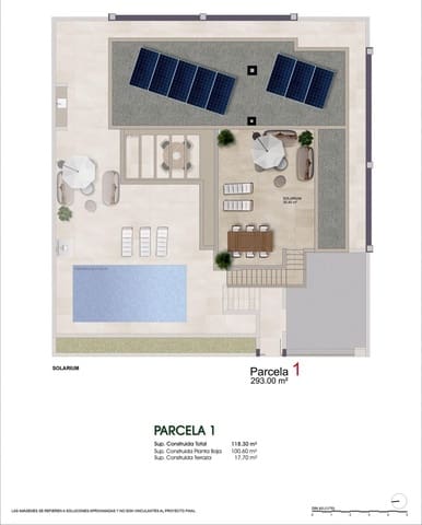 3 slaapkamer Bungalow te koop in Benijófar met zwembad - € 550.000 (Ref: 9820287)