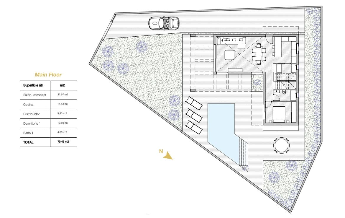 4 makuuhuone Huvila myytävänä paikassa Ciudad Quesada mukana uima-altaan - 699 000 € (Ref: 9824910)