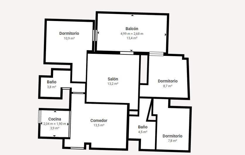 3 slaapkamer Appartement te koop in Torrevieja met zwembad - € 419.900 (Ref: 9869959)