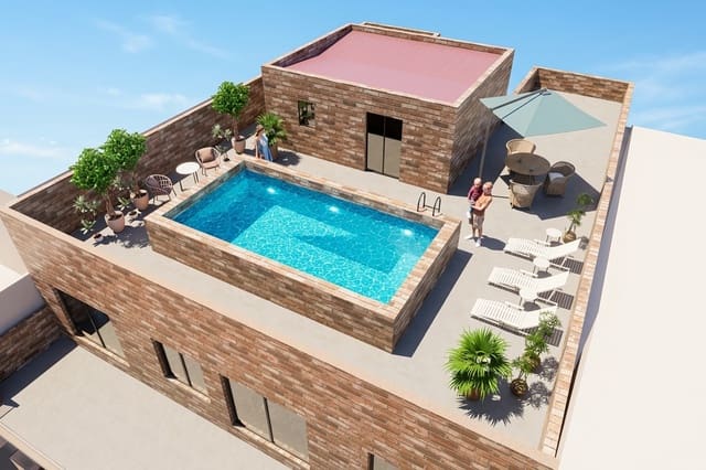 1 Zimmer Apartment zu verkaufen in Torrevieja mit Pool - 164.496 € (Ref: 9924295)
