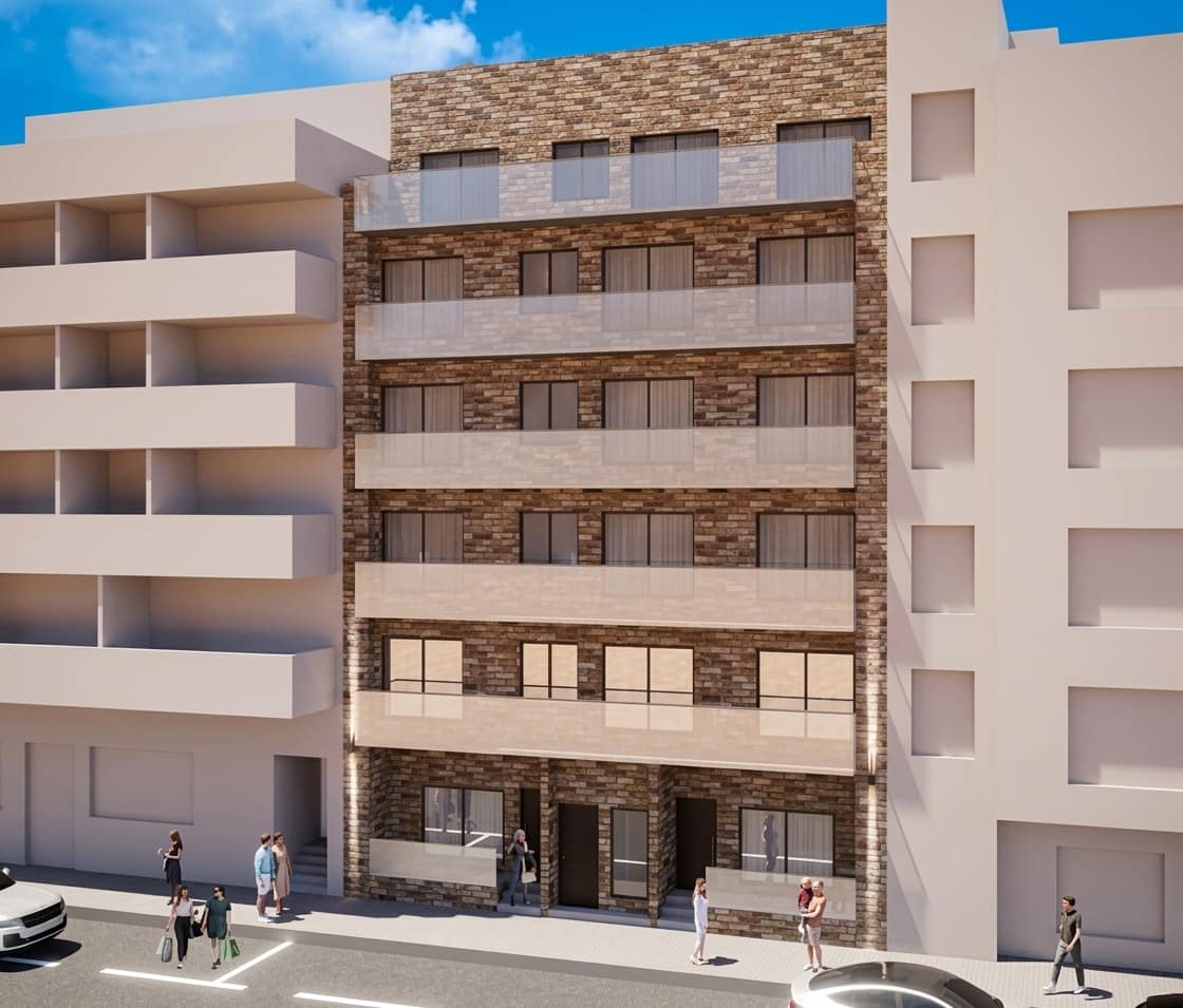 2 Zimmer Apartment zu verkaufen in Torrevieja mit Pool - 250.480 € (Ref: 9924296)
