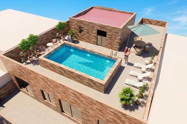 2 sovrum Lägenhet till salu i Playa del Acequión, Torrevieja med pool - 258 650 € (Ref: 9924297)