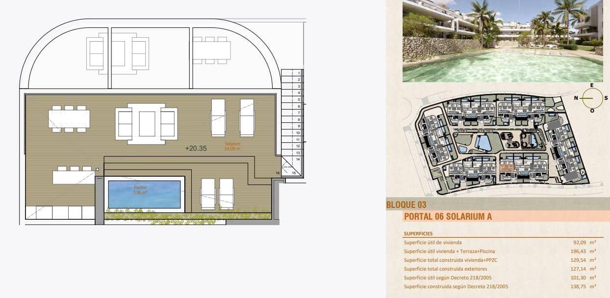 3 bedroom Penthouse for sale in Estepona with pool garage - € 890,000 (Ref: 9936063)
