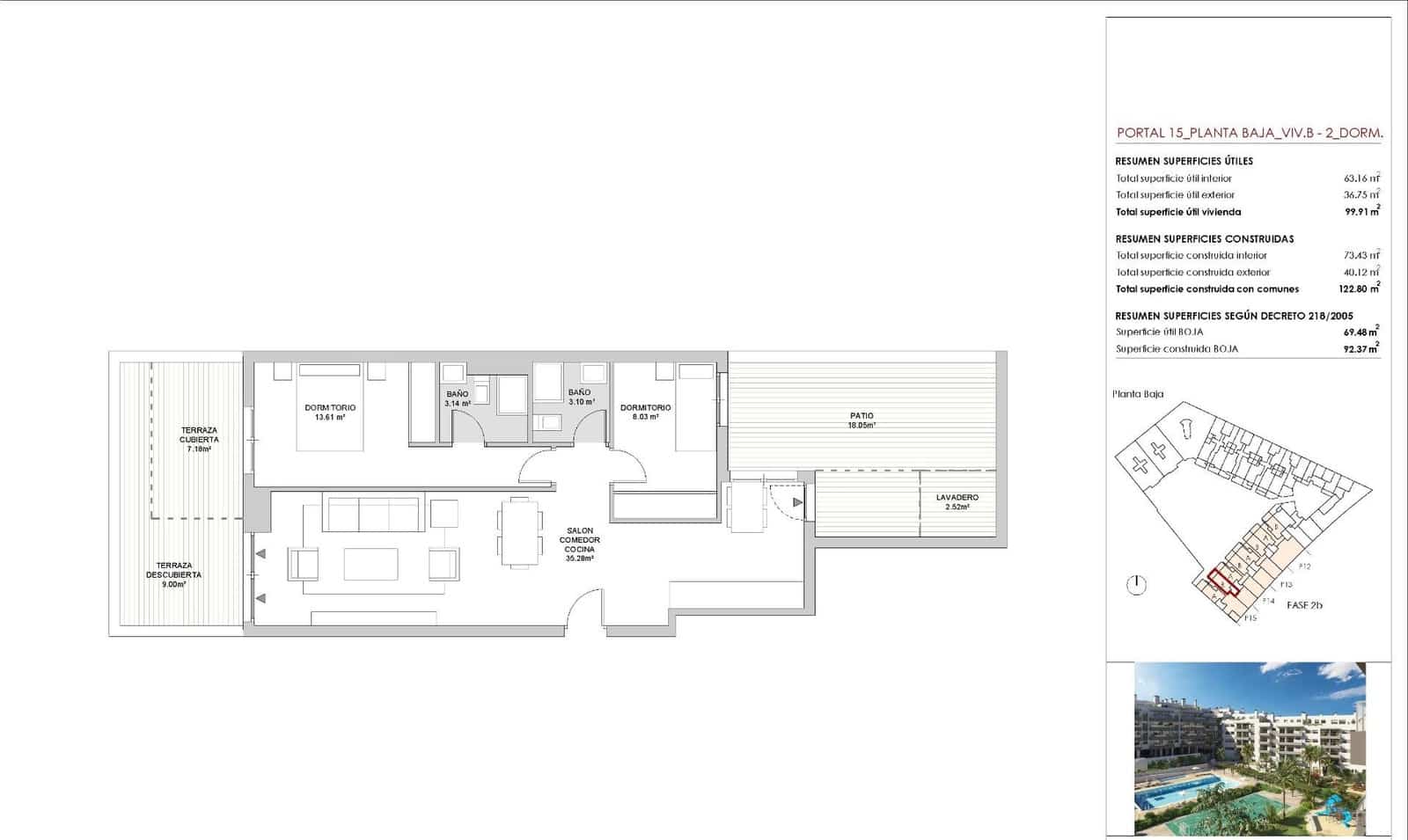 2 soveværelse Lejlighed til salg i Mijas med swimmingpool - € 355.000 (Ref: 9959420)