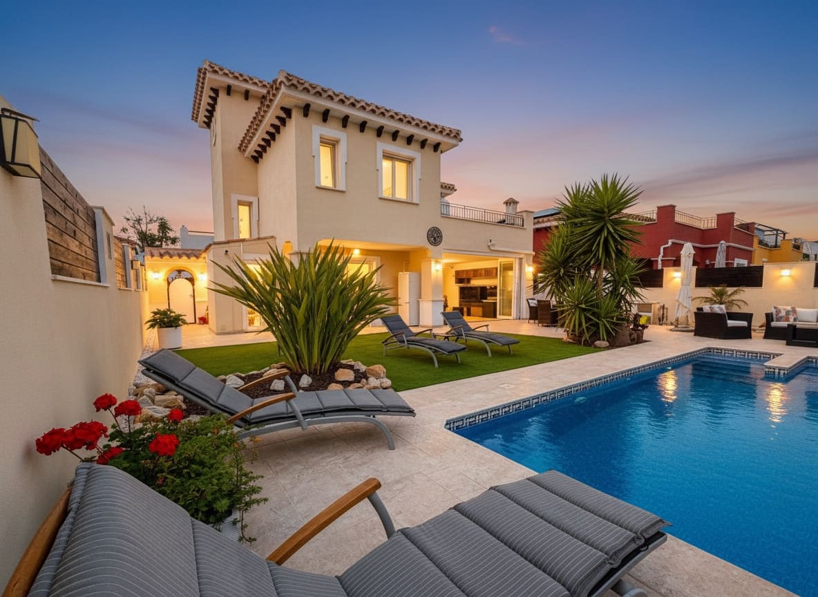 3 bedroom Villa for sale in Mar Menor Golf Resort with pool - € 575,000 (Ref: 9975011)