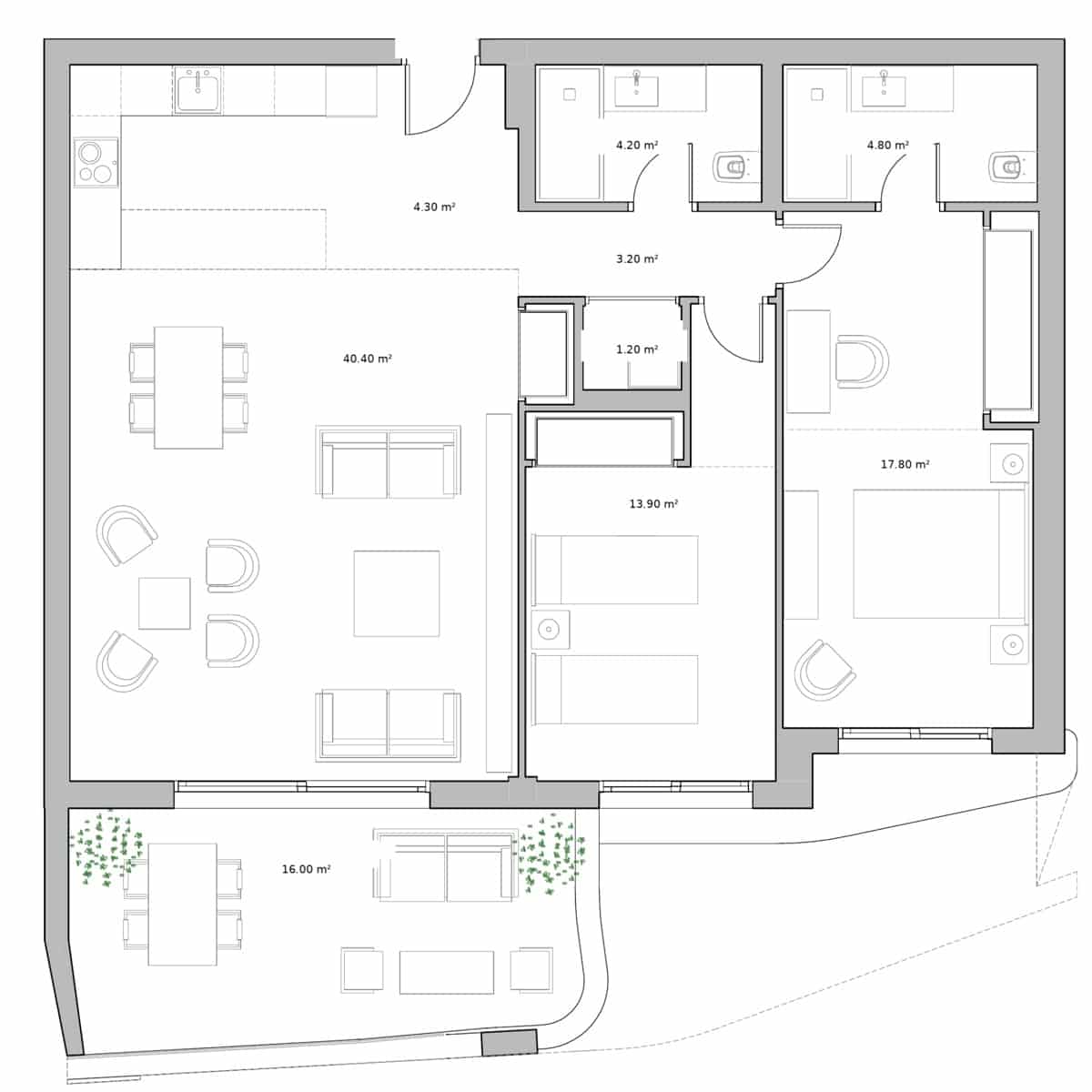 2 quarto Apartamento para venda em La Cala de Mijas com piscina garagem - 465 000 € (Ref: 10040227)