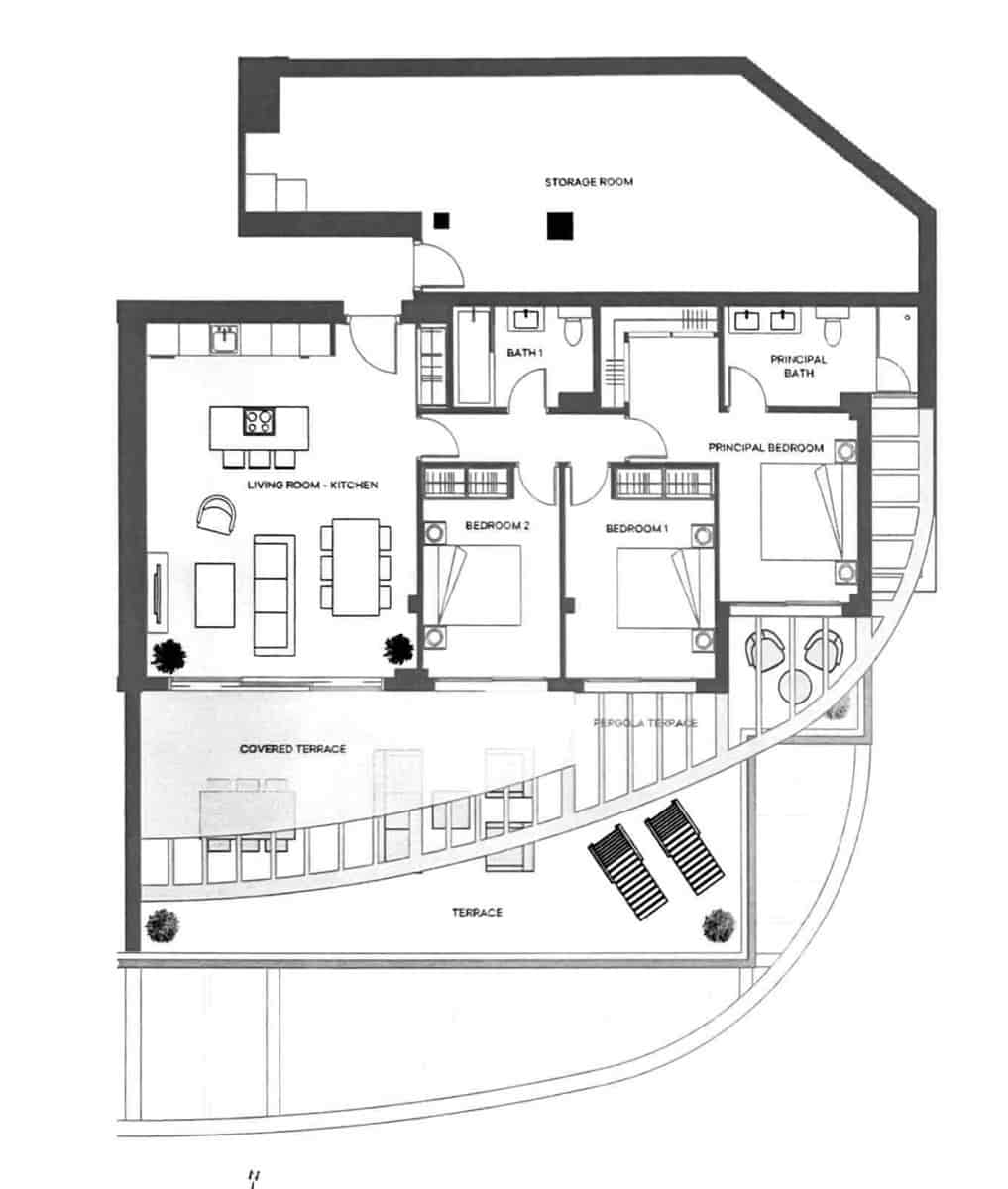 3 slaapkamer Appartement te koop in La Cala de Mijas met zwembad garage - € 1.050.000 (Ref: 10135523)
