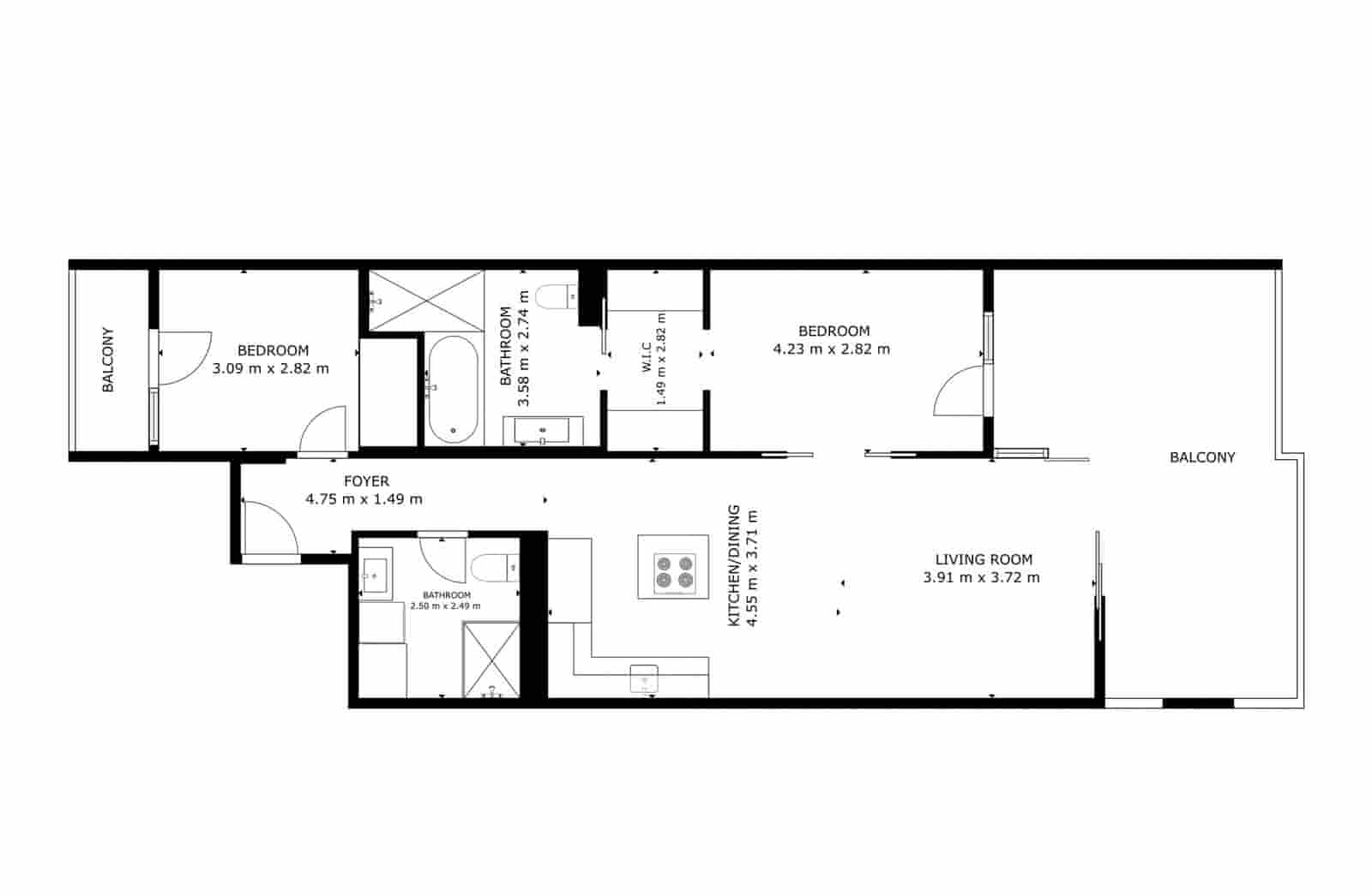 2 sypialnia Apartament na sprzedaż w La Cala de Mijas z basenem garażem - 595 000 € (Ref: 9413453)