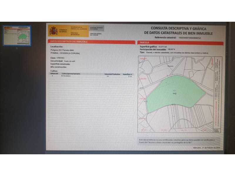 Byggegrund til salg i Cedeira - € 48.300 (Ref: 8113319)