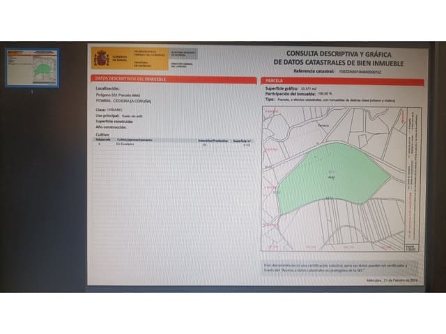 Building Plot for sale in Cedeira - € 48,300 (Ref: 8113319)