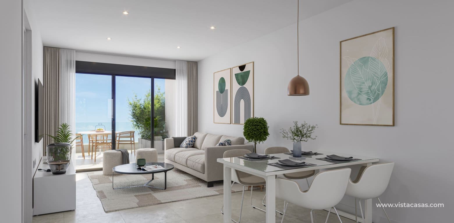 2 sypialnia Apartament na sprzedaż w Los Alcazares z basenem garażem - 425 000 € (Ref: 10016537)