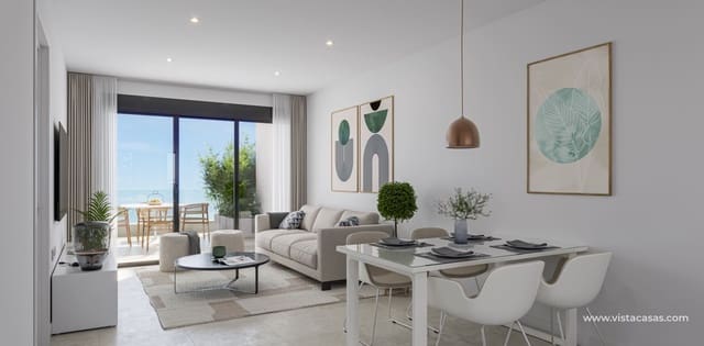 2 quarto Apartamento para venda em Los Narejos - Punta Calera, Los Alcázares com piscina garagem - 349 000 € (Ref: 10016538)