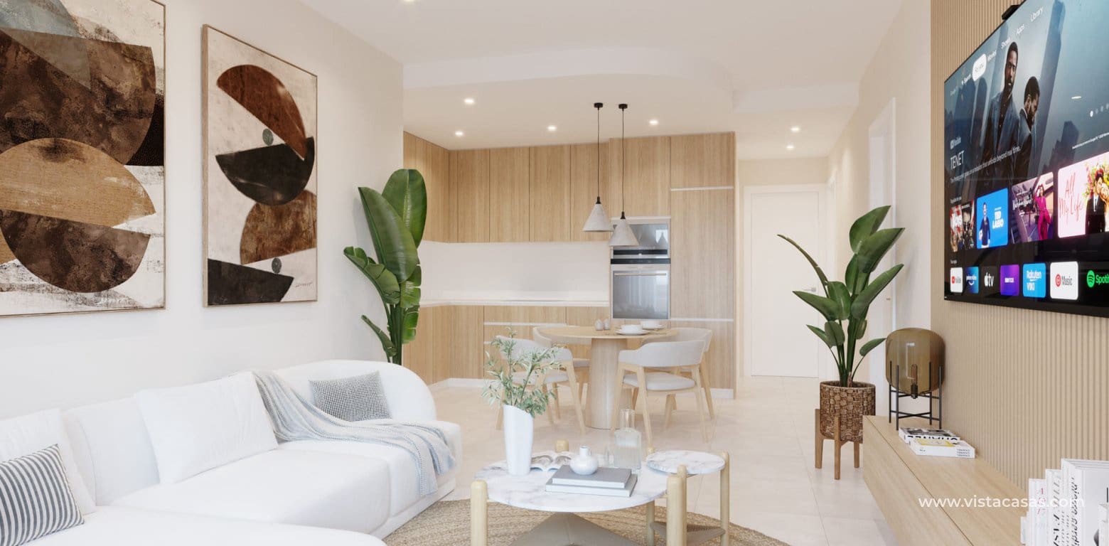 3 makuuhuone Huoneisto myytävänä paikassa San Pedro del Pinatar - 369 900 € (Ref: 9377970)